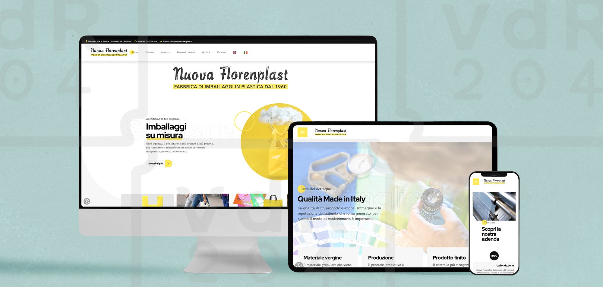 Realizzazione sito web- Nuova Florenplast